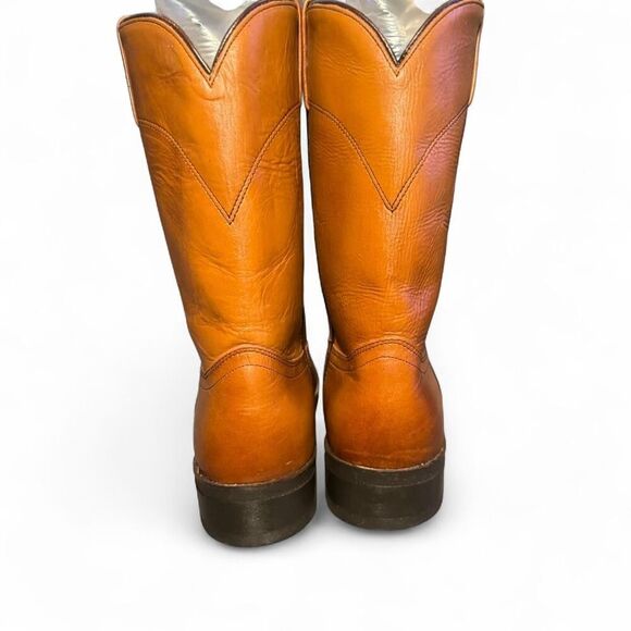 Vulcan Men’s Pull-On Work Boots Size 9.5 EW Brown Leather Oil-Resistant Sole - Picture 6 of 7